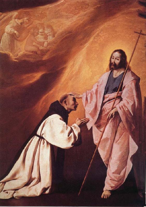 Francisco de Zurbaran Vision of Brother Andres Salmeron oil painting picture
